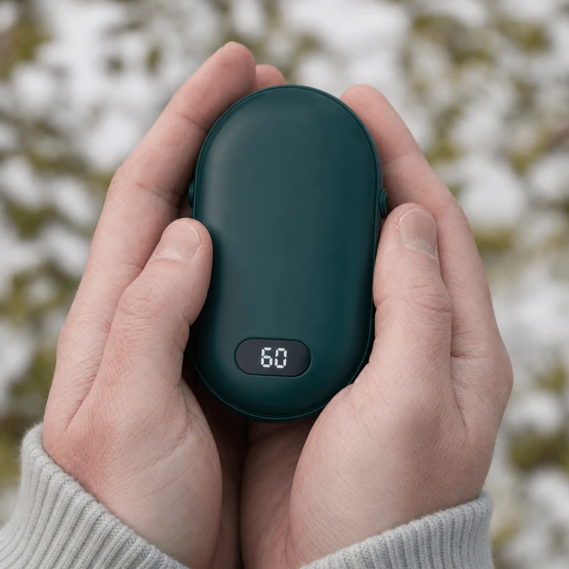 Dubbele Verwarmde Handwarmer – Oplaadbare Zakwarmer