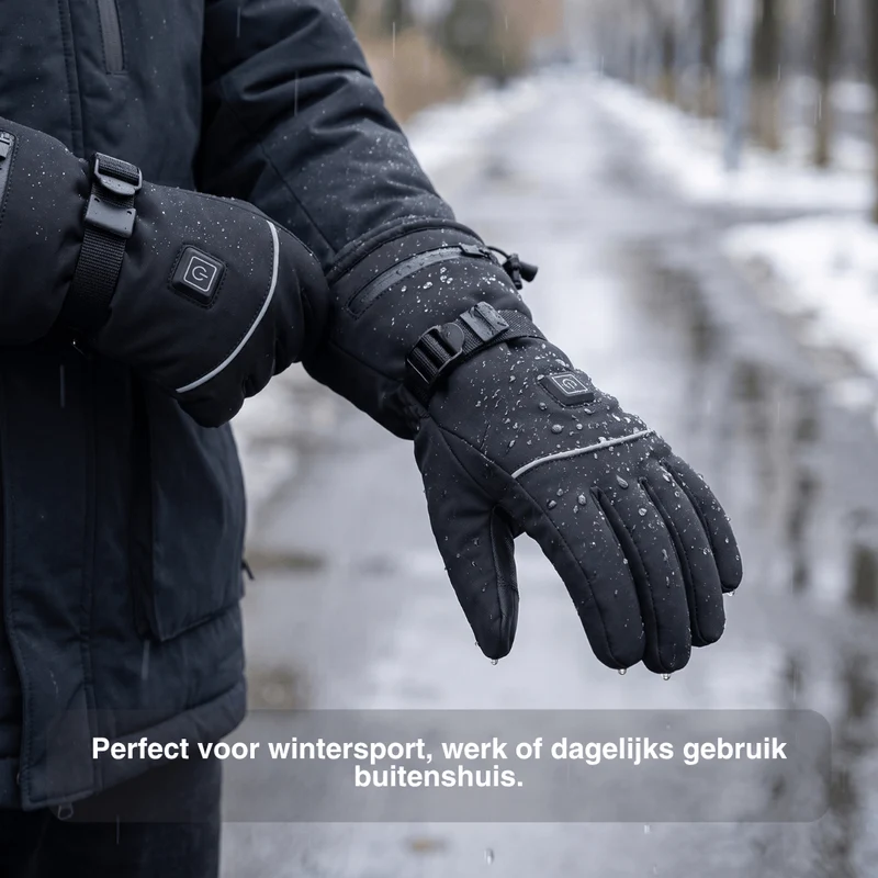 Beheizde Handschoenen – 3 Verwarmingsstanden, waterdicht & winddicht