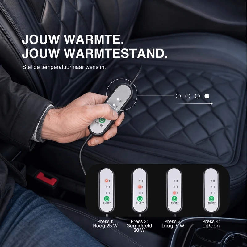 Beheizde Autostoelhoes