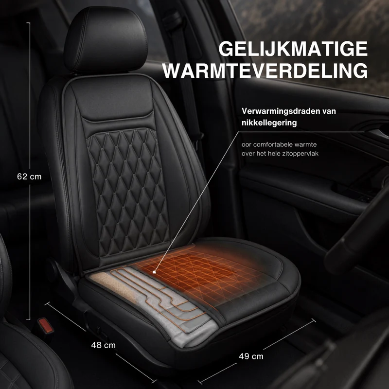 Beheizde Autostoelhoes