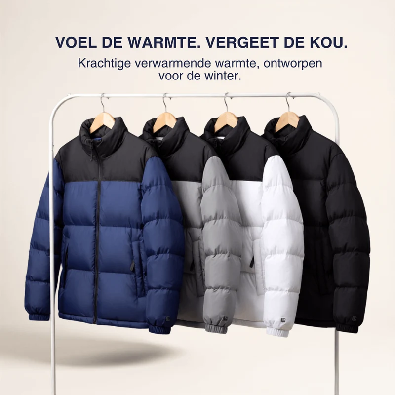 Verwarmde winterjas – 6 Verwarmingszones, waterdicht & extra warm voor Dames & Heren