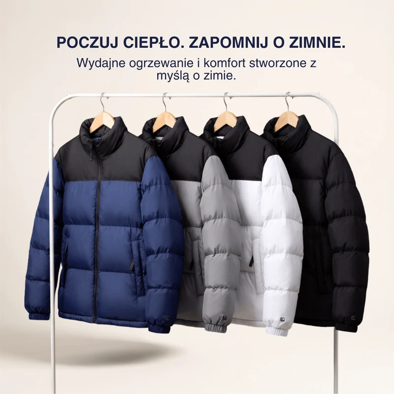 Podgrzewana kurtka zimowa – 6 stref grzewczych, wodoodporna i wyjątkowo ciepła dla kobiet i mężczyzn