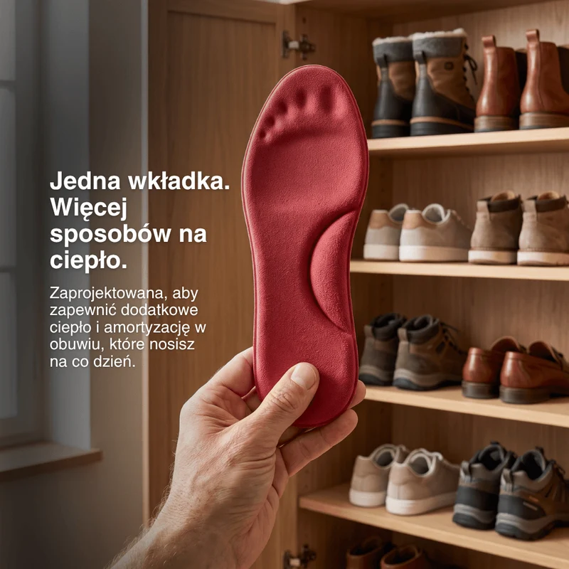 Winter Samorozgrzewające Wkładki Termiczne – Pianka Memory Foam, Futerko i Wyjątkowo Ciepłe