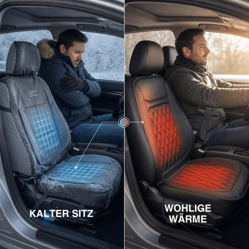Beheizte Autositzauflage