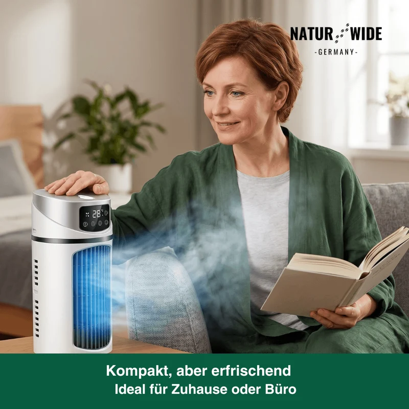PolarBreeze® - Mini Mobile Klimaanlage 3-in-1 – Kühler, Befeuchter & Luftreiniger