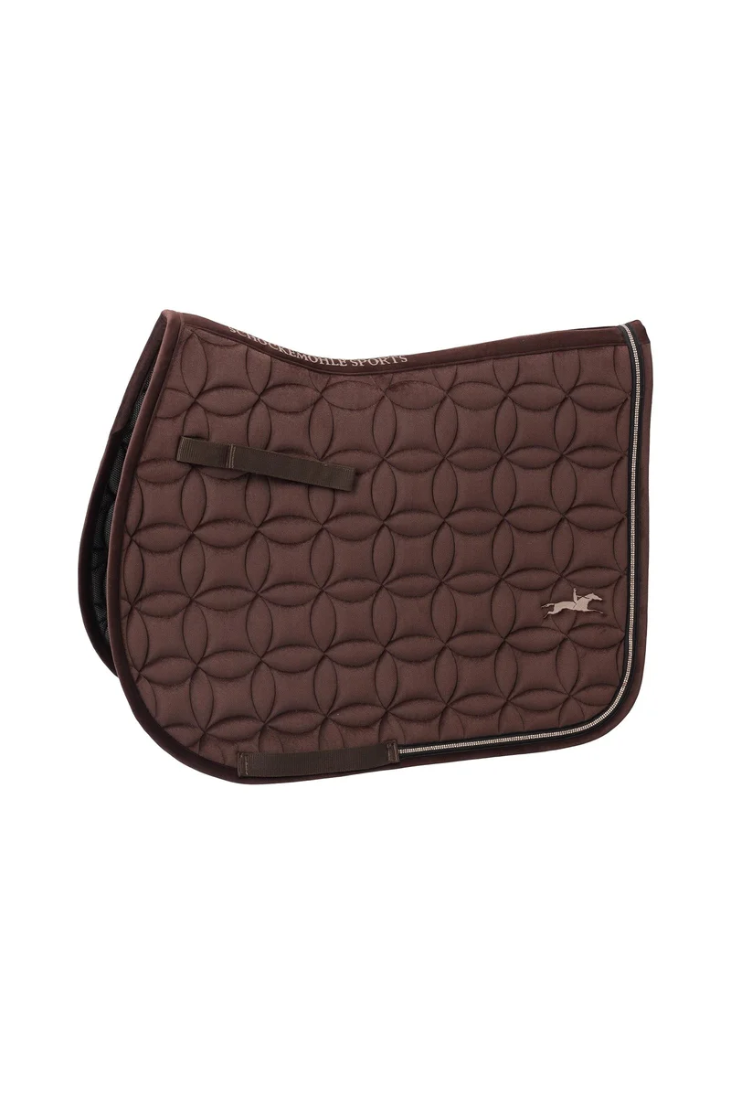 Schockemöhle SP Soft Velvet Spring Style Schabracke Mocca WB