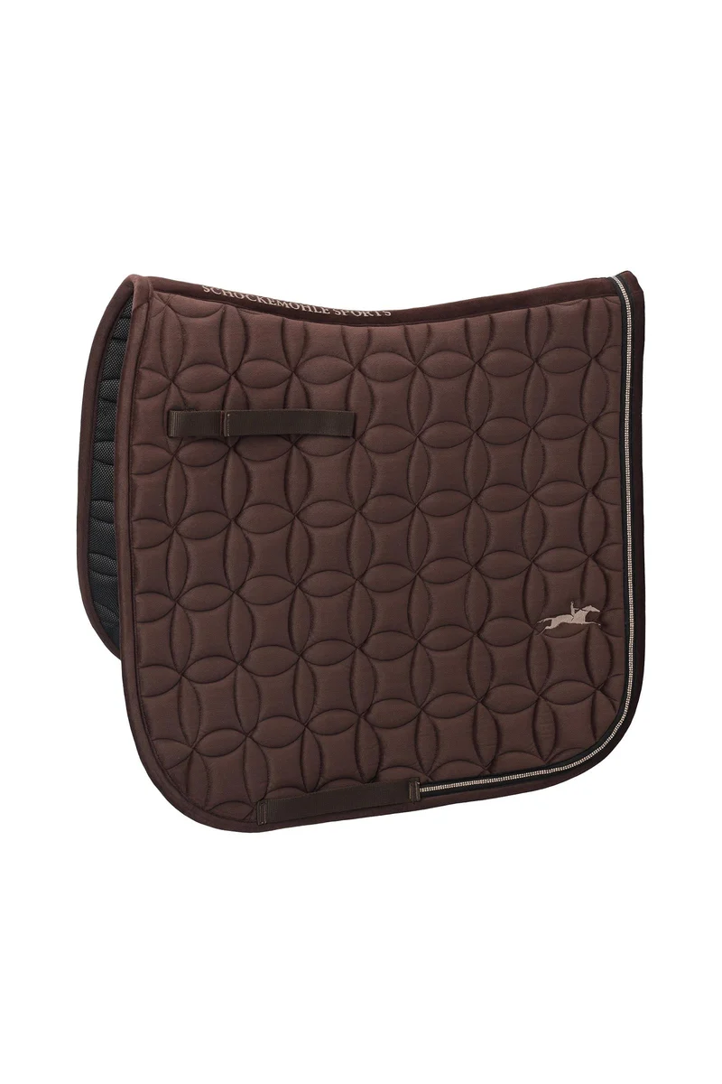 Schockemöhle SP Soft Velvet Dressur Style Schabracke Mocca WB