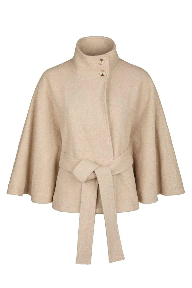Zanna Cape | Sand | Jakke fra Neo Noir