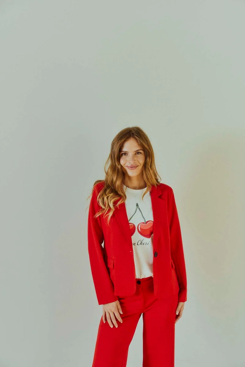 Nanni Jacket 207565 | True Red | Jakke fra Freequent