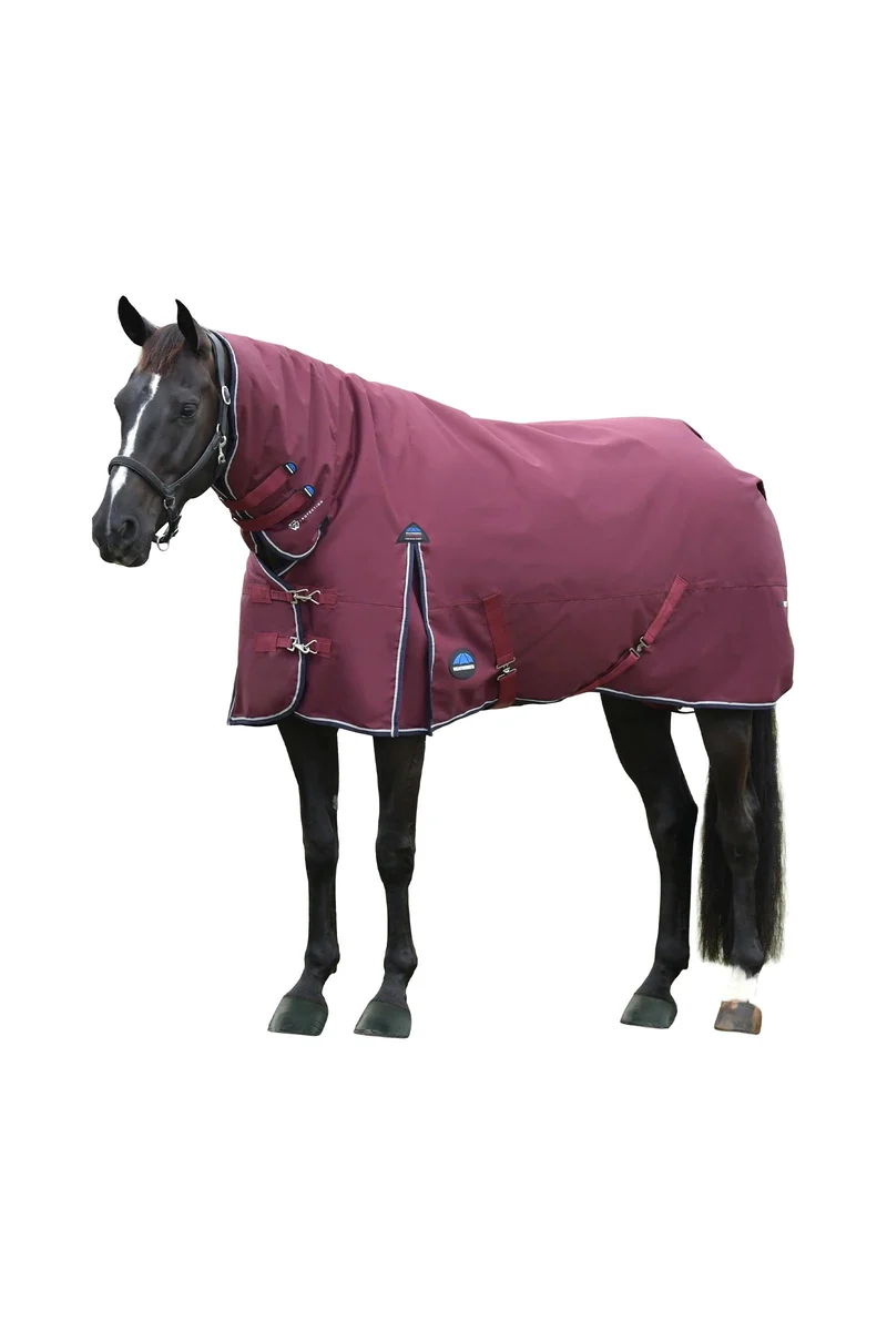 Comfitec Essential Weidedecke mit festem Halsteil, 220g Burgundy/Navy 115