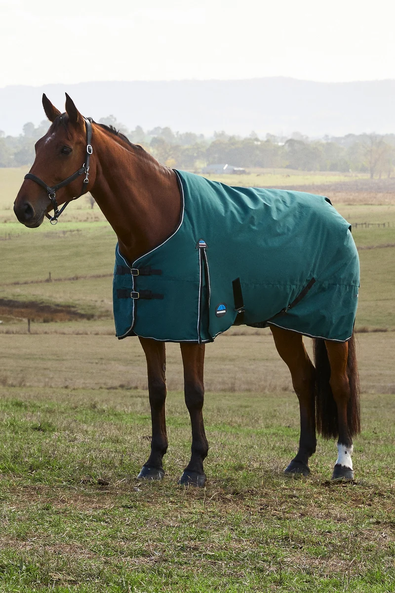 ComFiTec Classic Turnout Standard Neck 220G Forest Green/Black 105