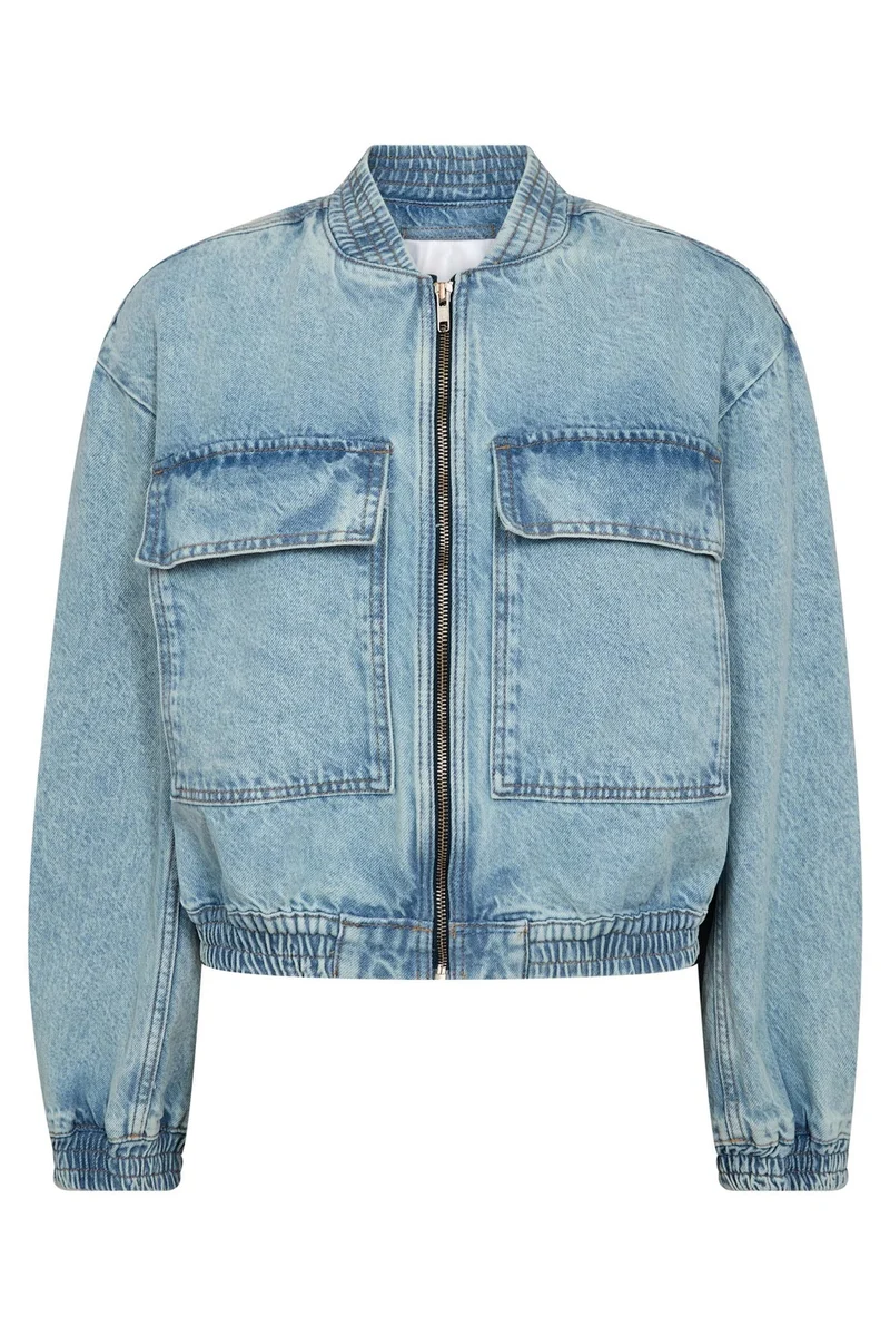 Arona Bomber 40038 | Pale Blue | Jakke fra Co'couture