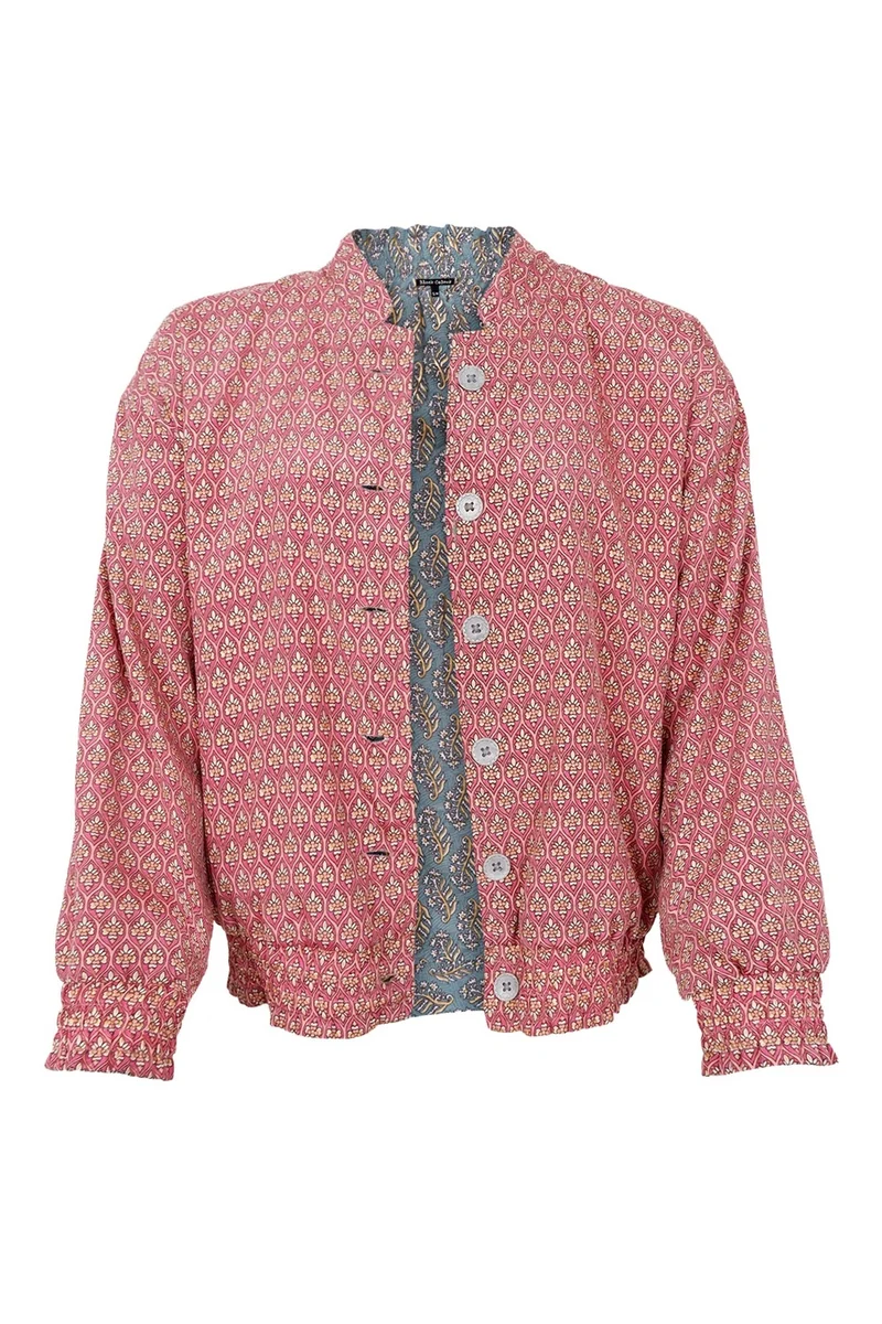 Luna Reversible Bomber Jacket | Indie Berry | Jakke fra Black Colour