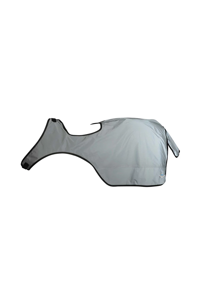 Reflektierende Ausreitdecke Silver/Black XS