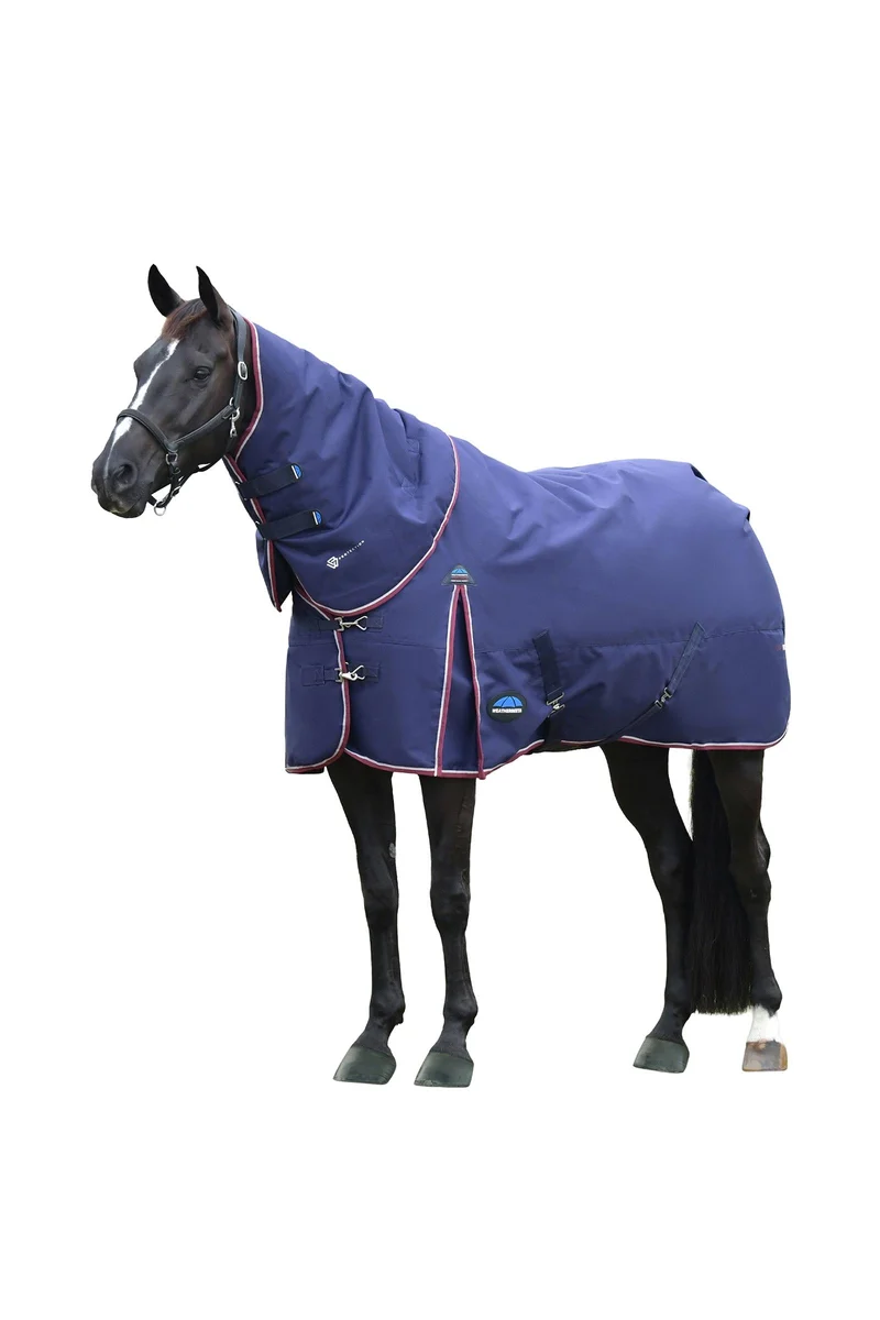 ComFiTec Essential Weidedecke mit abnehmbarem Halsteil, 220 g Navy/Burgundy 105