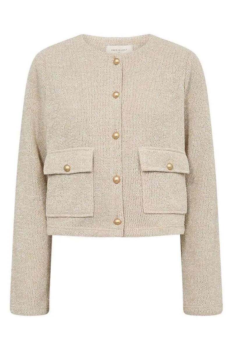 Zale Jacket 207598 | Silver Mink Melange | Jakke fra Freequent