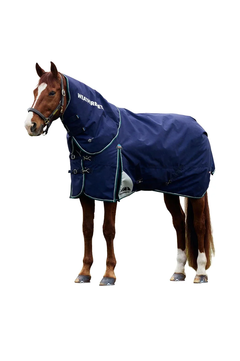 ComFiTec Plus Dynamic Weidedecke mit abnehmbarem Halsteil, 360 g Navy/Forest Green 140