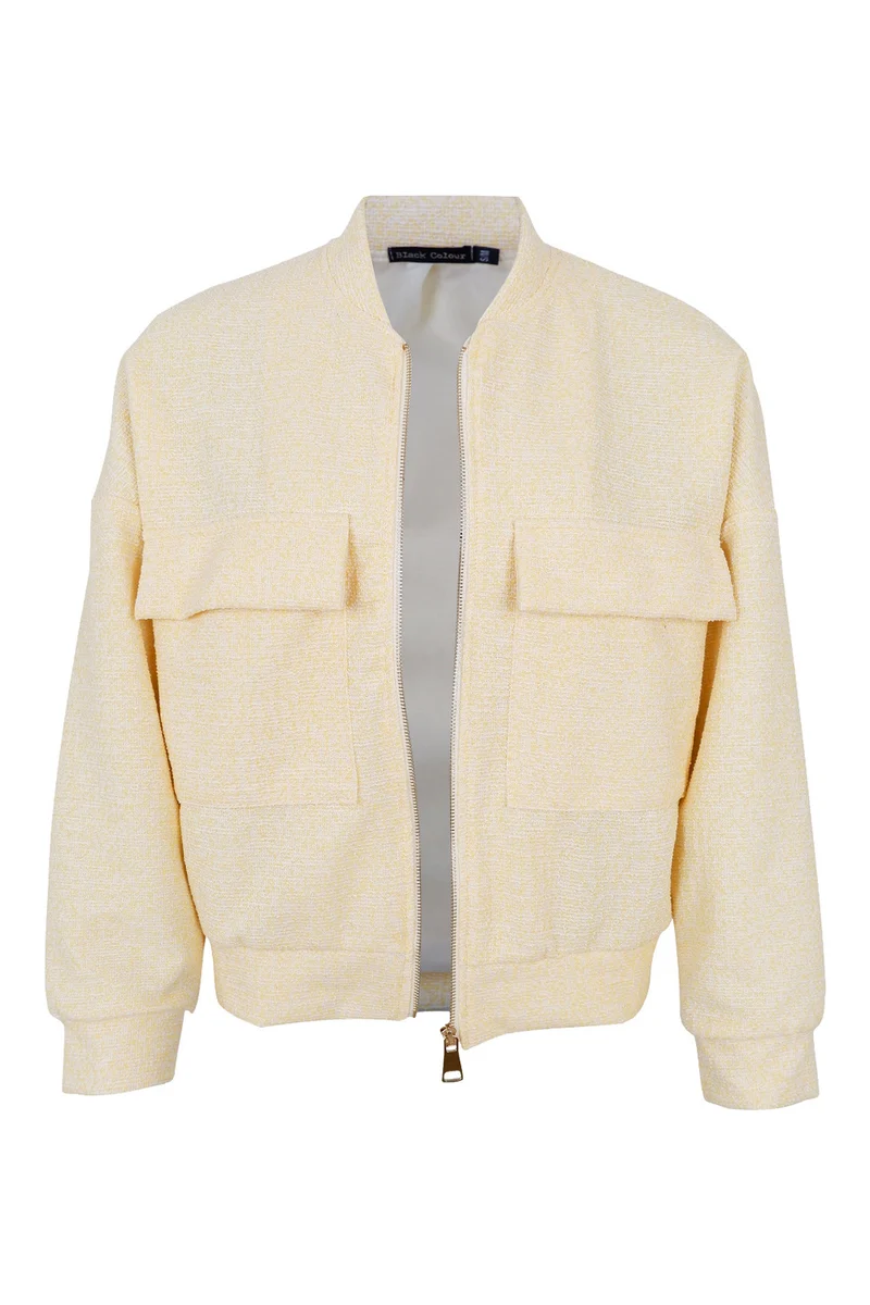 Suri Bomber Jacket | Lt. Yellow | Jakke fra Black Colour