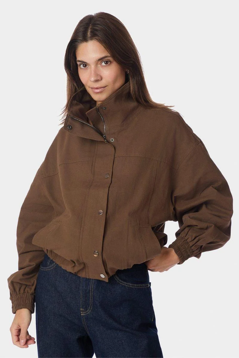 Selio Bomber Jacket | Brown | Jakke fra Neo Noir