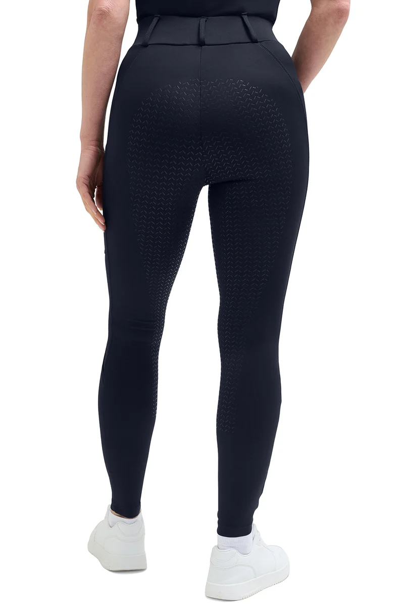 Essential Reitleggings für Damen mit Vollbesatz Deepblue 40