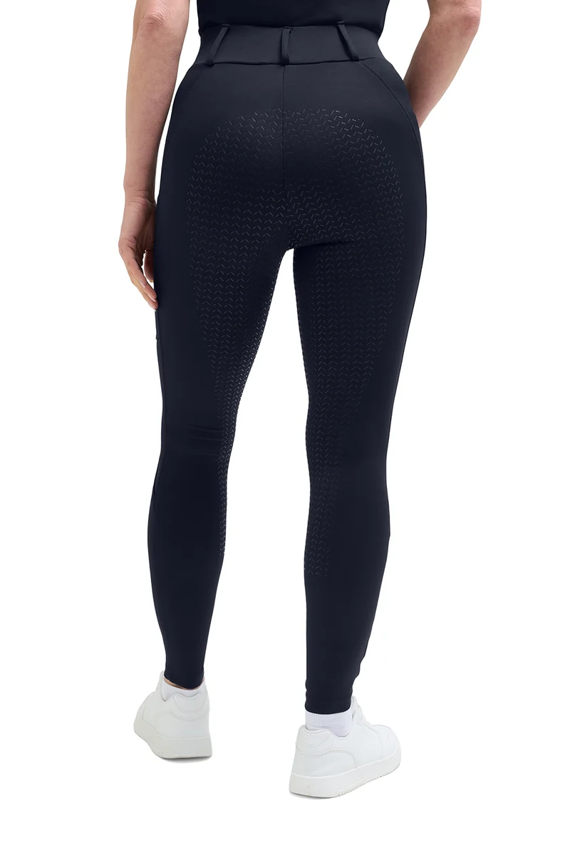Essential Reitleggings für Kinder mit Vollbesatz Deepblue 128