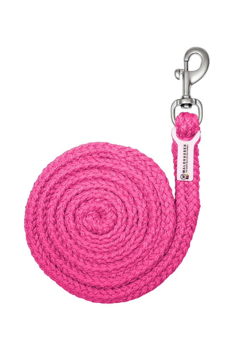 Führstrick mit Karabinerhaken Pink Einheitsgröße