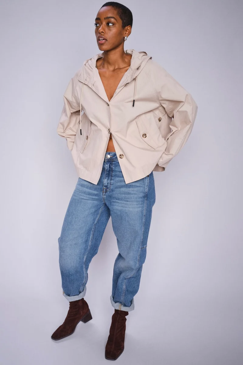 Sheena Short Jacket | Feather Gray | Jakke fra Mos Mosh