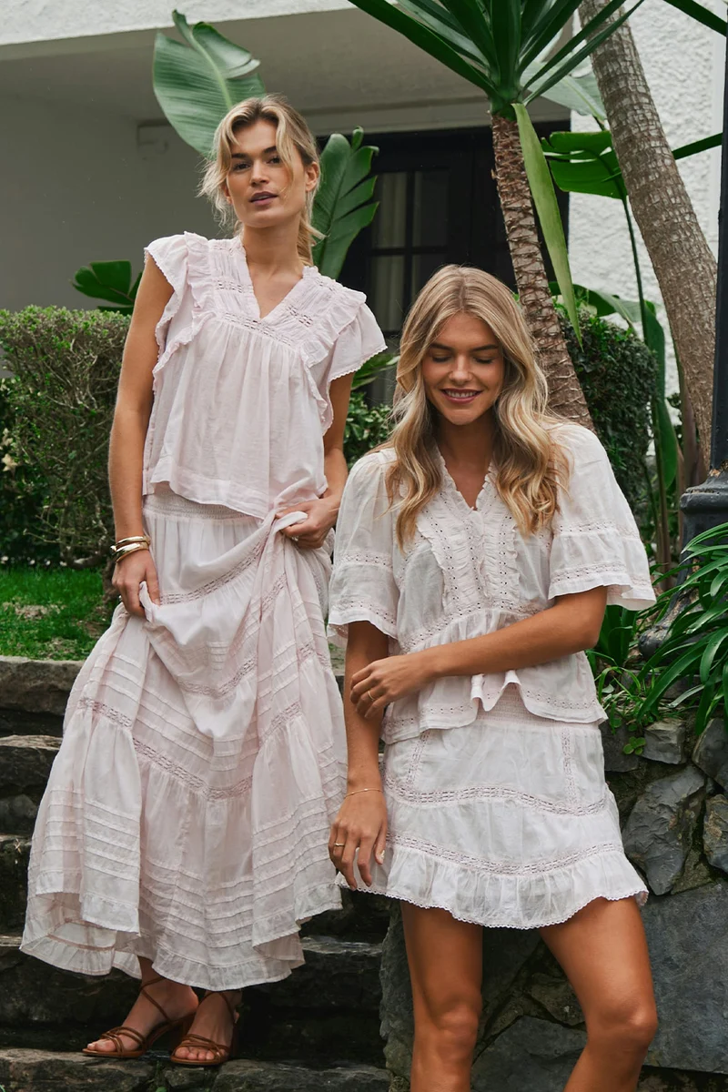 Jayla S Voile Top | Light Pink | Top fra Neo Noir