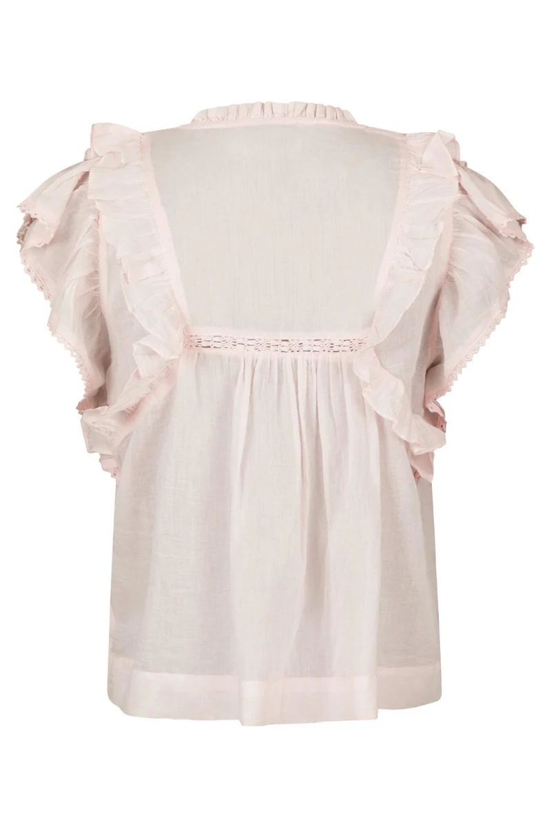 Jayla S Voile Top | Light Pink | Top fra Neo Noir