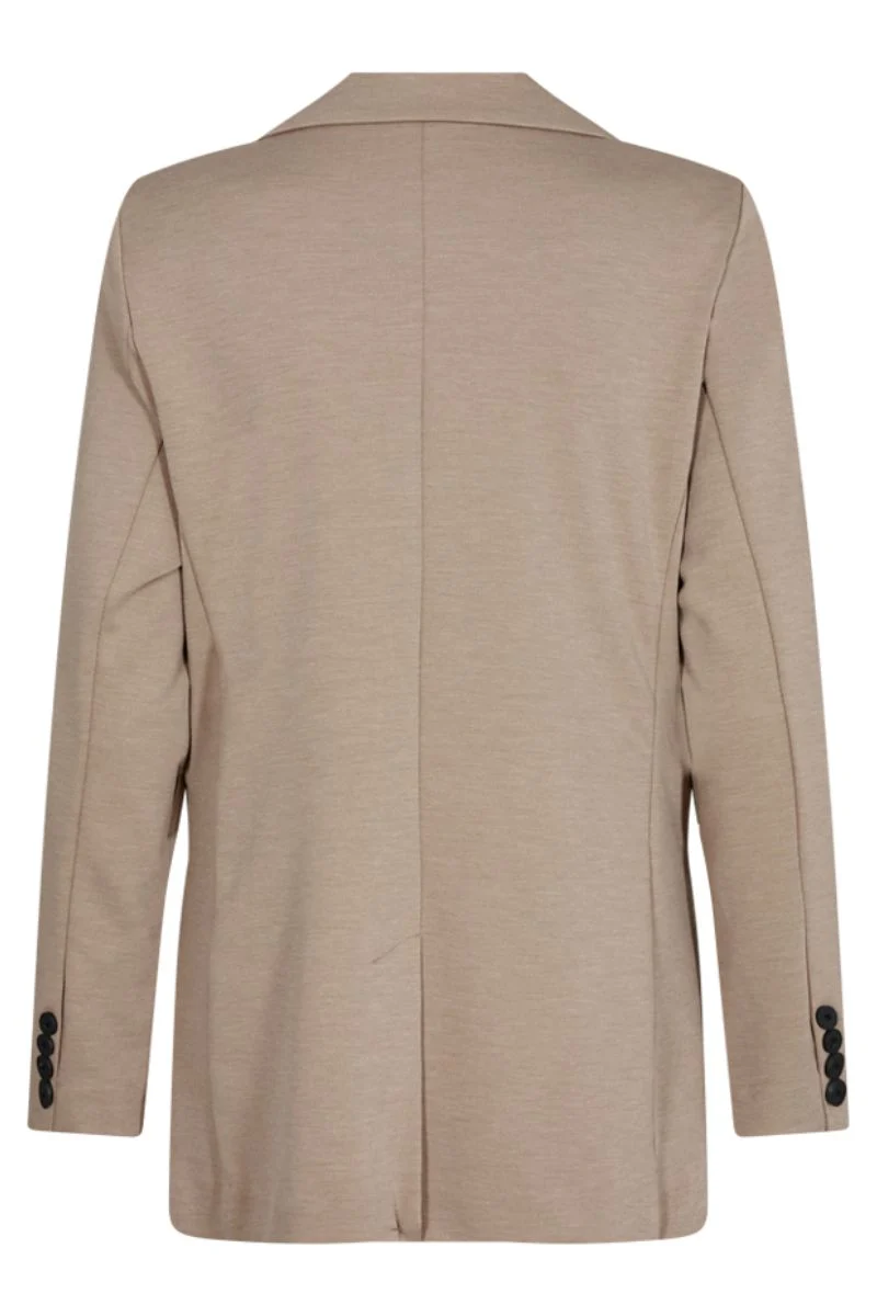 Nanni Ja Fashion Struc | Desert Taupe Melange | Jakke fra Freequent