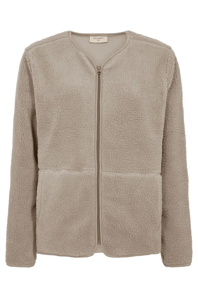 Teddy Jacket 207623 | Simply Taupe | Jakke fra Freequent