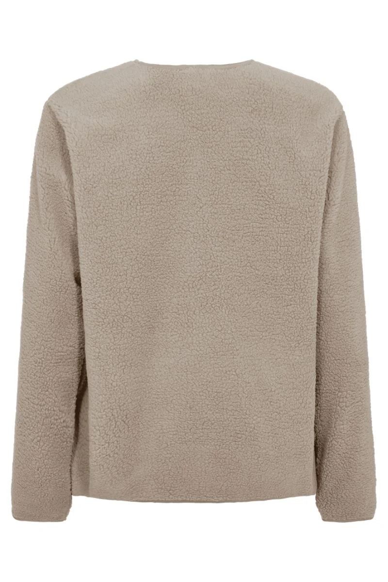 Teddy Jacket 207623 | Simply Taupe | Jakke fra Freequent