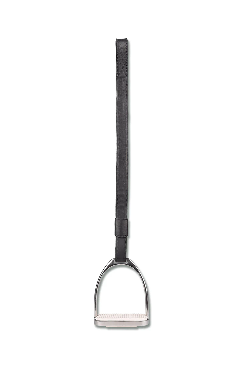 X-Line Leder Steigbügelschlaufen Black 60 cm
