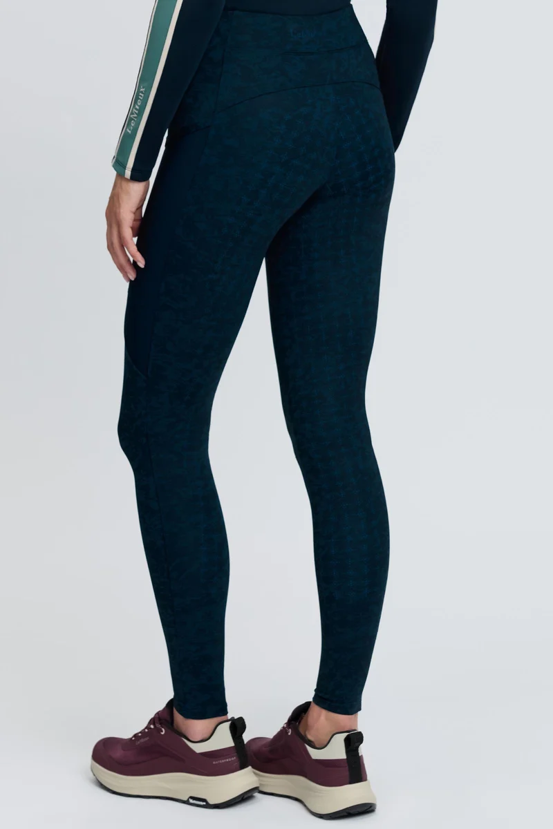 Naomi Damen Pull On Reithose Printed Navy 40