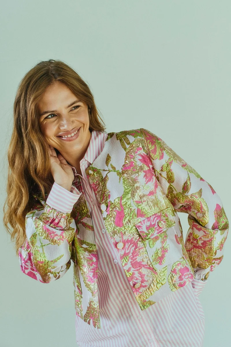 Fay Jacket 208169 | Sweet Lilac W. Gold | Jakke fra Freequent