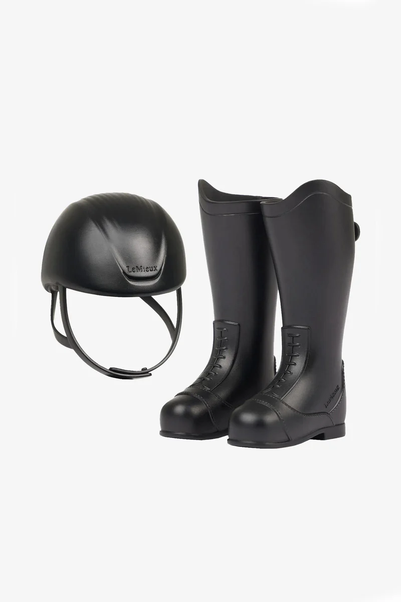 Toy Rider Reitstiefel & Helm Black Einheitsgröße