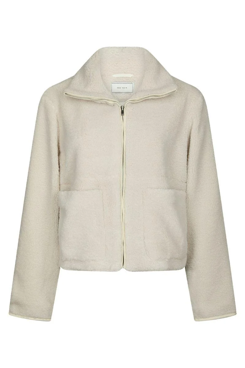 Effa Teddy Jacket | Ivory | Jakke fra Neo Noir