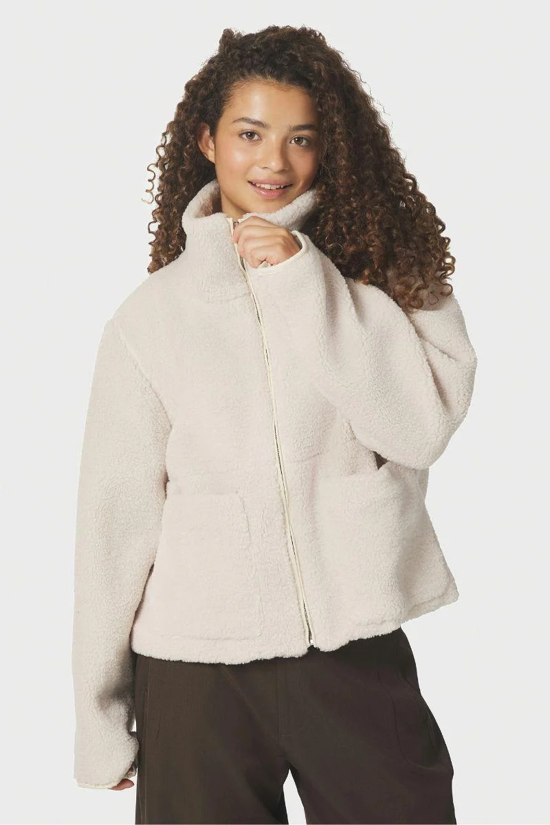 Effa Teddy Jacket | Ivory | Jakke fra Neo Noir