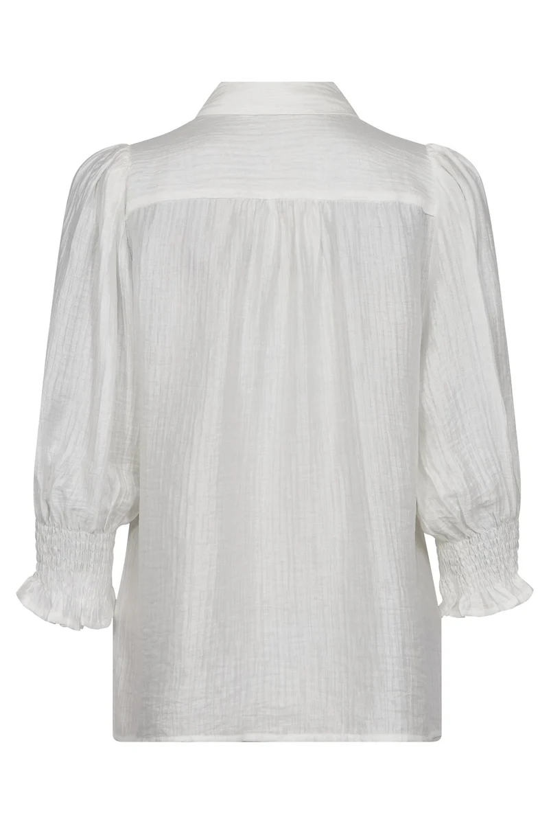 Tassy Lace SS Shirt 45073 | White | Top fra Co'couture