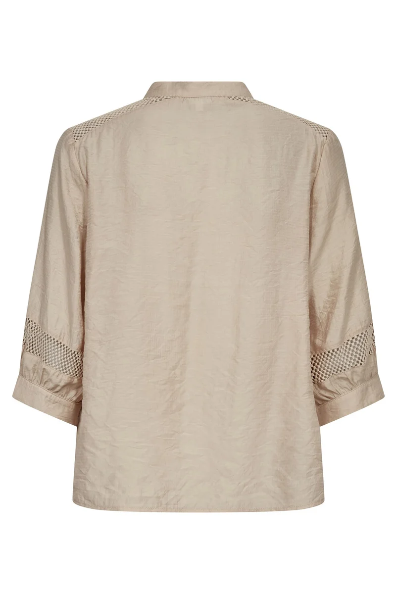 Gwenda SS Blouse 45084 | Mink | Top fra Co'couture