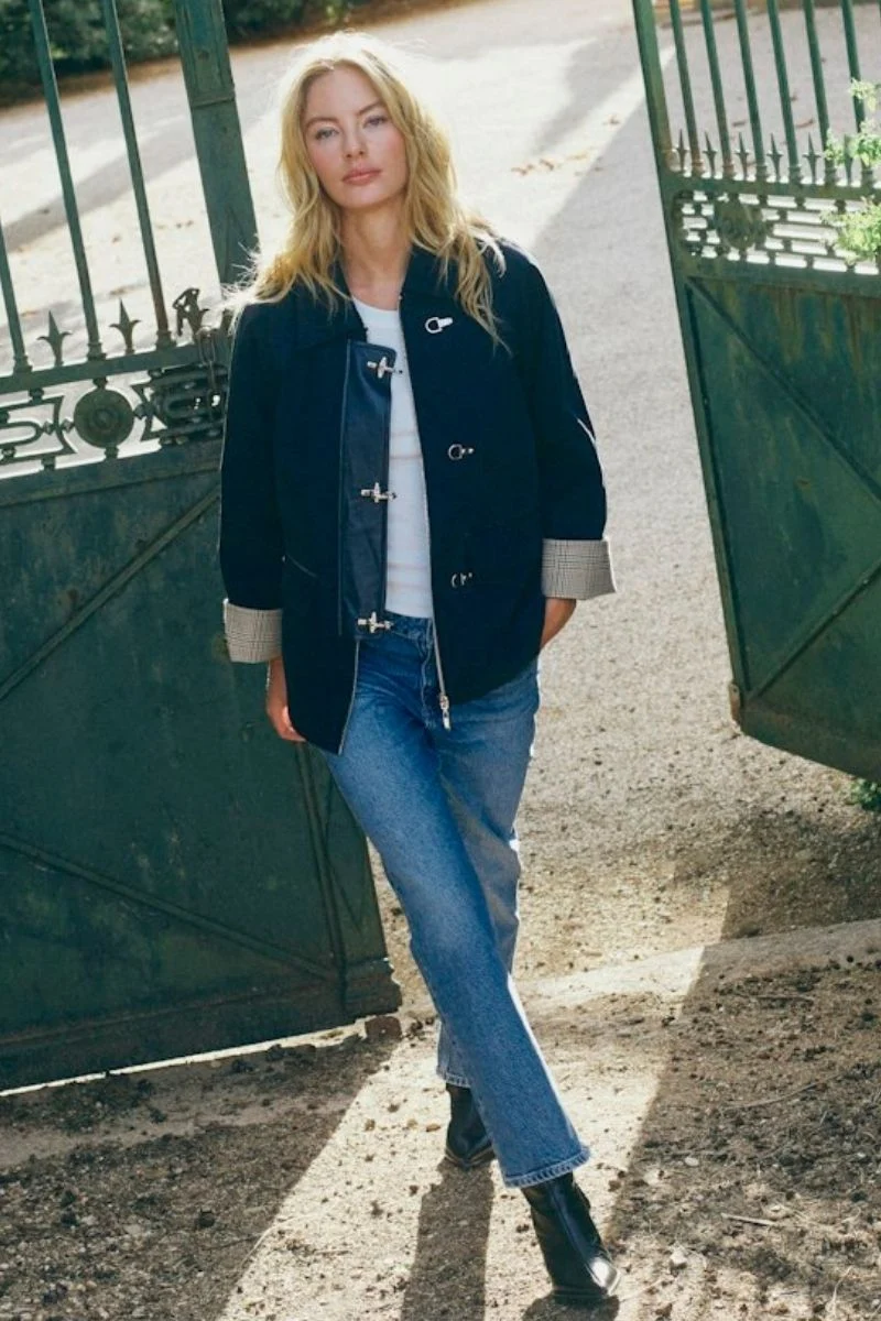 Fallon Mercer Jacket | Salute Navy | Jakke fra Mos Mosh