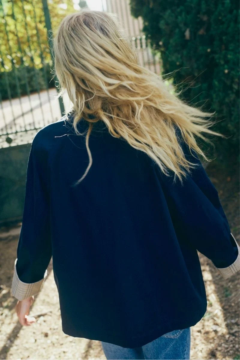 Fallon Mercer Jacket | Salute Navy | Jakke fra Mos Mosh