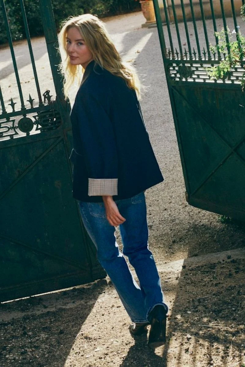 Fallon Mercer Jacket | Salute Navy | Jakke fra Mos Mosh