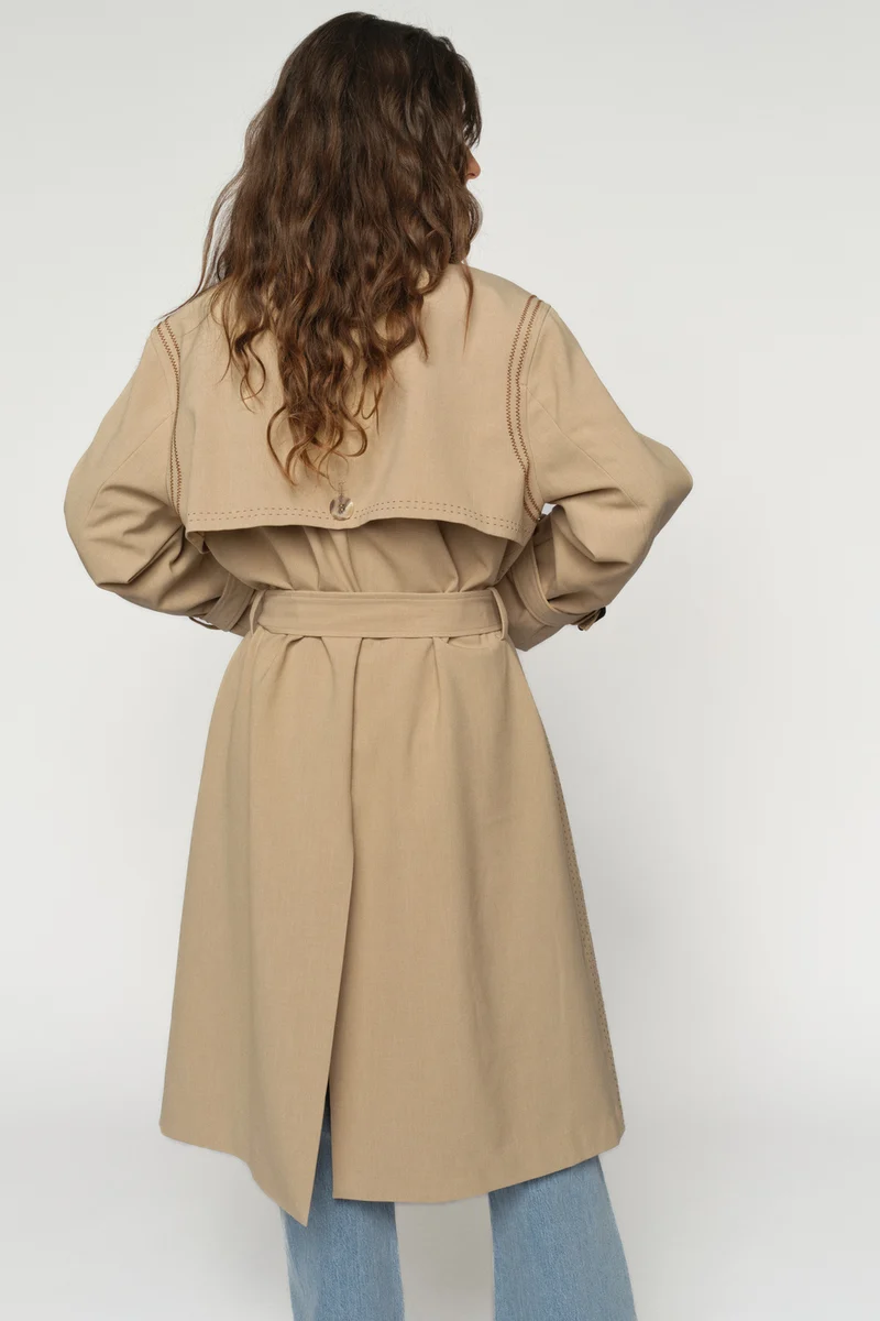 Scout Zani Trenchcoat | Twill | Jakke fra Mos Mosh