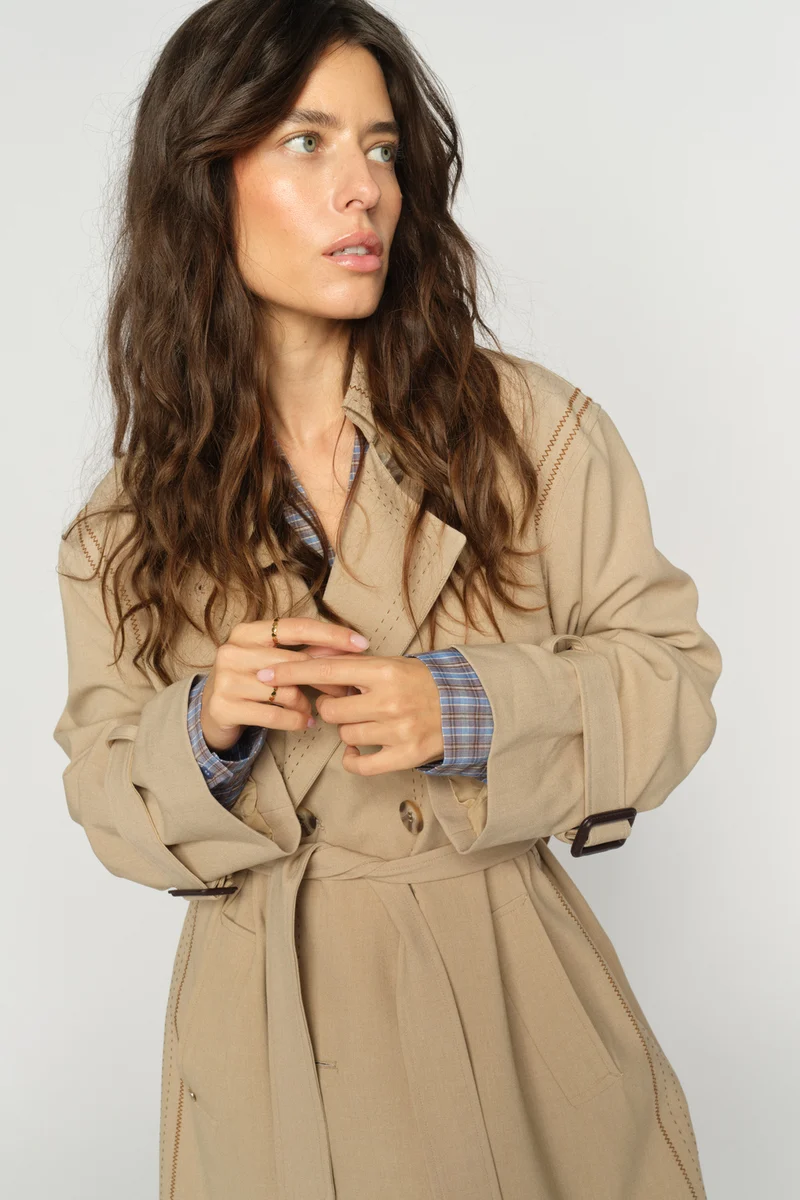 Scout Zani Trenchcoat | Twill | Jakke fra Mos Mosh