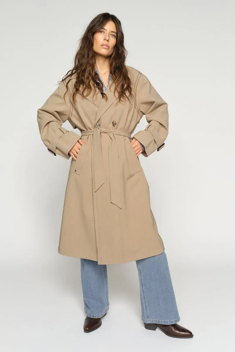 Scout Zani Trenchcoat | Twill | Jakke fra Mos Mosh
