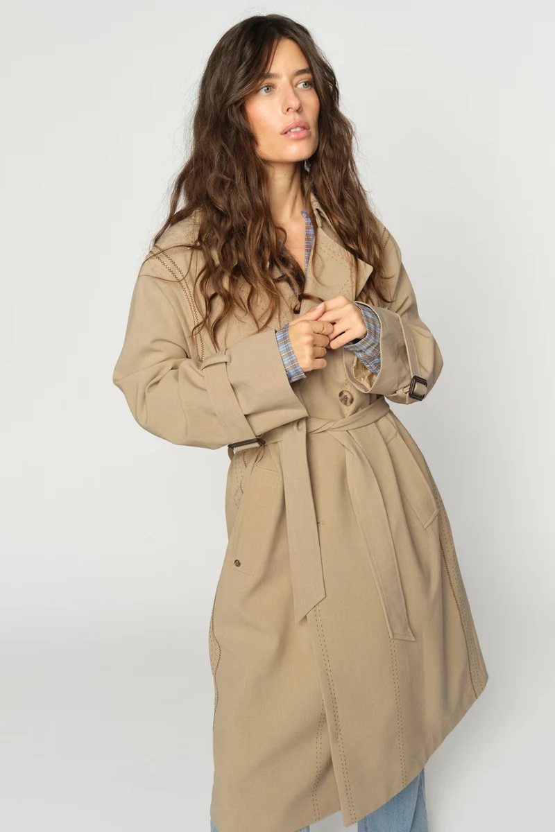 Scout Zani Trenchcoat | Twill | Jakke fra Mos Mosh