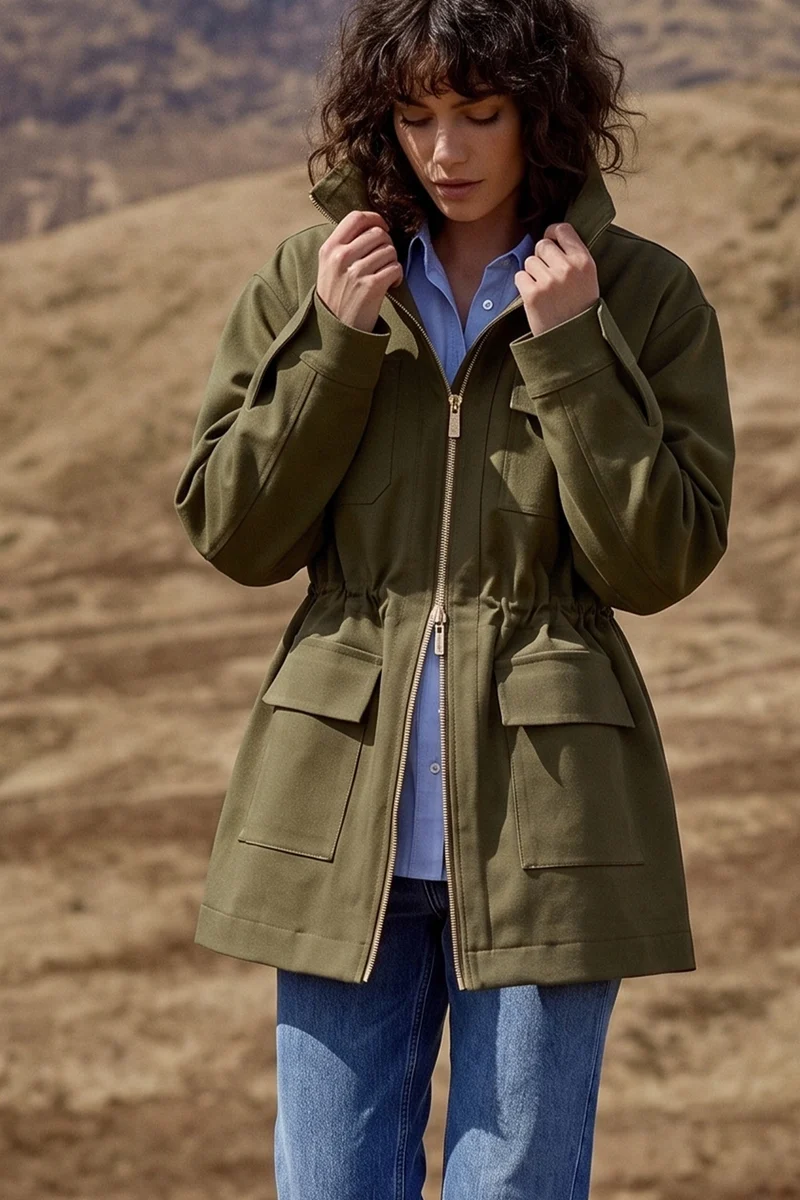 Amari Bora Jacket | Olive Night | Jakke fra Mos Mosh