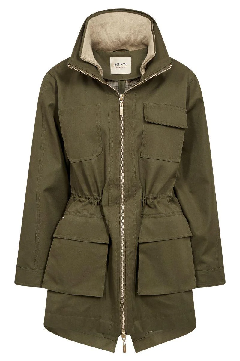 Amari Bora Jacket | Olive Night | Jakke fra Mos Mosh