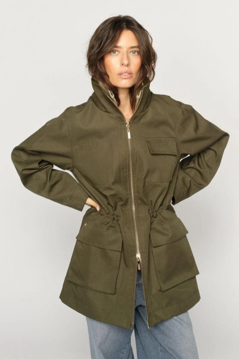 Amari Bora Jacket | Olive Night | Jakke fra Mos Mosh